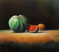 Maqsood Ahmad, 16 x 18 inch, Oil on Board, Still life Painting-AC-MQA-009